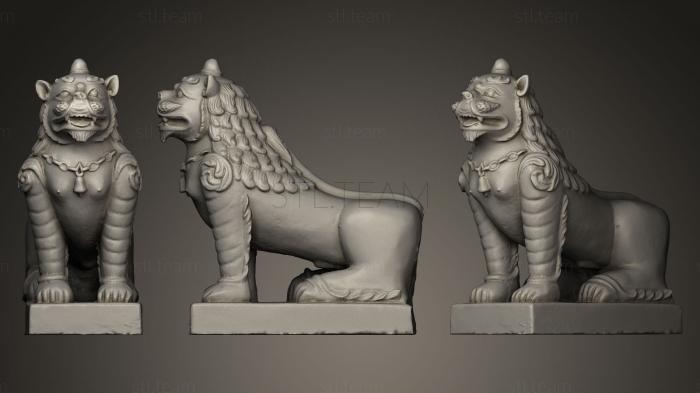3D модель Черный лев (STL)